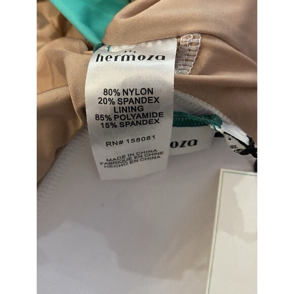 NWT Designer Hermoza Amelia V-Neck Wrap One Piece Tummy Control Swimsuit Size 2 - Picture 7 of 7